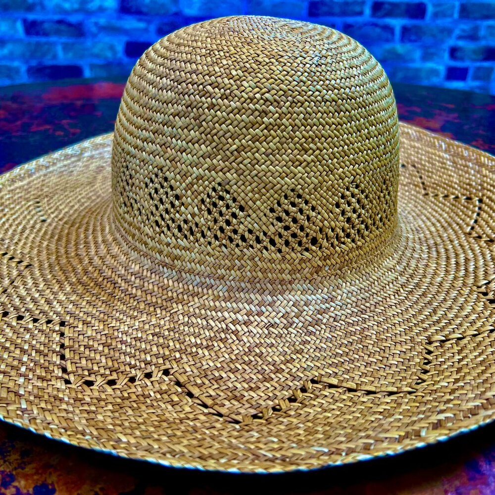 SALE! Neutral Wide Rimmed Straw Hat